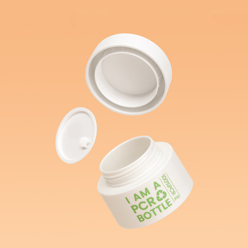 30g 50g 100g Folamh In-athlíonta PCR PP Eco Friendly Aghaidh Comhlacht Skincare Scrobarnach Im Uachtar Pacáistiú Jar Cosmaideacha Plaisteacha 30g 50g 100g Folamh In-athlíonta PCR PP Eco Friendly Aghaidh Comhlacht Skincare Scrobarnach Im Uachtar Pacáistiú Jar Cosmaideacha Plaisteacha