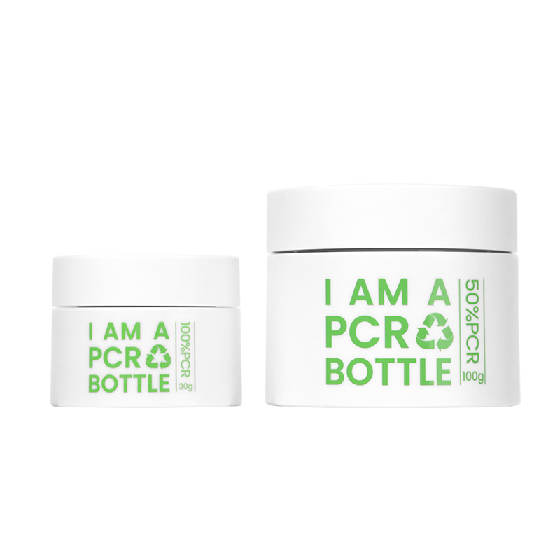 30g 50g 100g Folamh In-athlíonta PCR PP Eco Friendly Aghaidh Comhlacht Skincare Scrobarnach Im Uachtar Pacáistiú Jar Cosmaideacha Plaisteacha 30g 50g 100g Folamh In-athlíonta PCR PP Eco Friendly Aghaidh Comhlacht Skincare Scrobarnach Im Uachtar Pacáistiú Jar Cosmaideacha Plaisteacha