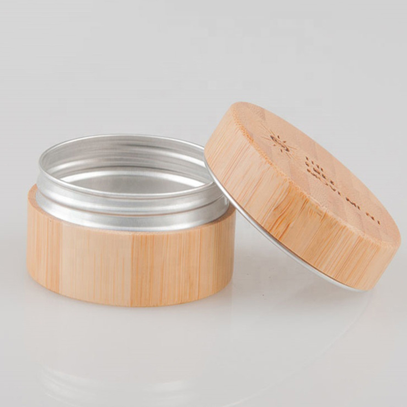 5g 15g 30g 50g 100g Cruth Sorcóir Pacáistiú Cosmaideacha Buidéal Uachtar Facial Bambú Adhmaid le jar Alúmanam Istigh 5g 15g 30g 50g 100g Cruth Sorcóir Pacáistiú Cosmaideacha Buidéal Uachtar Facial Bambú Adhmaid le jar Alúmanam Istigh