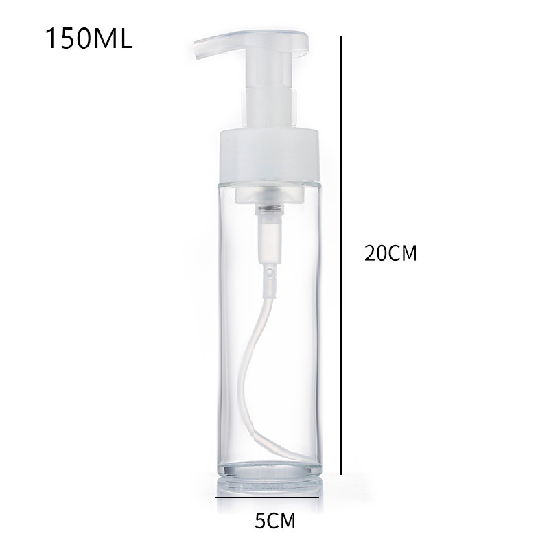 Buidéal Caidéal Foam Gloine Folamh Glan Cúram Craiceann Frosted Cúradh Buidéal Gallúnach Láimhe Buidéal Caidéal Foam Gloine Folamh Glan Cúram Craiceann Frosted Cúradh Buidéal Gallúnach Láimhe