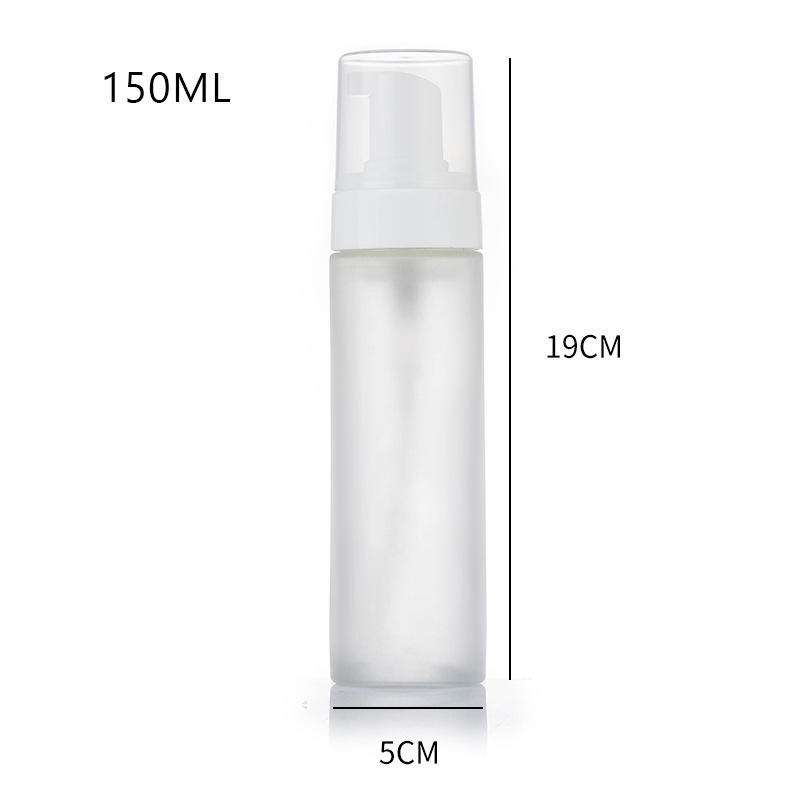 Buidéal Caidéal Foam Gloine Folamh Glan Cúram Craiceann Frosted Cúradh Buidéal Gallúnach Láimhe Buidéal Caidéal Foam Gloine Folamh Glan Cúram Craiceann Frosted Cúradh Buidéal Gallúnach Láimhe