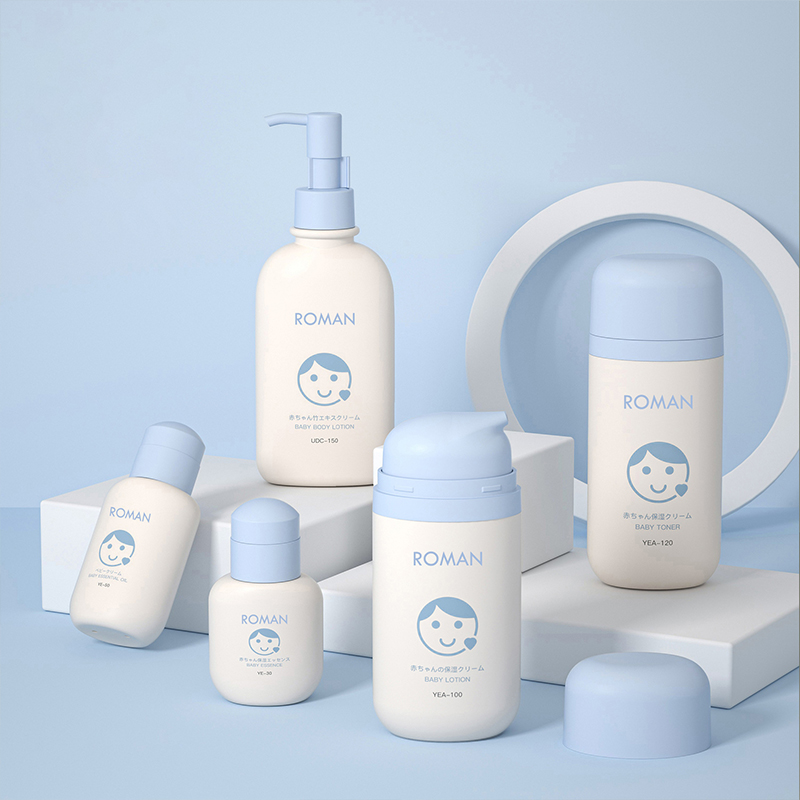 50ml 80ml 100ml Buidéil PP Plaisteacha Glasa Oval Folamh le Fondúireacht Fholúis Caidéal Lotion Aer agus Buidéal Uachtar Aghaidh le haghaidh Cúram Skin