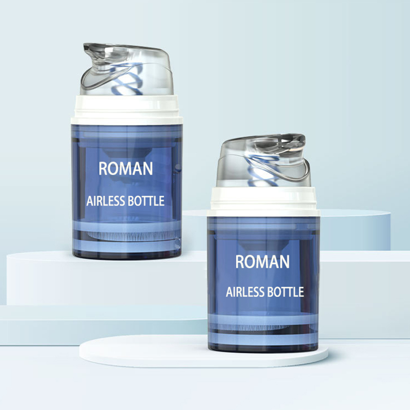 Gach Buidéal Lotion Plaisteacha 15ml 1oz Airless 30ml 50ml Tpe Earraigh Mona Pacáistiú Buidéal Cosmaideacha Plaisteacha Le Earrach Trédhearcach