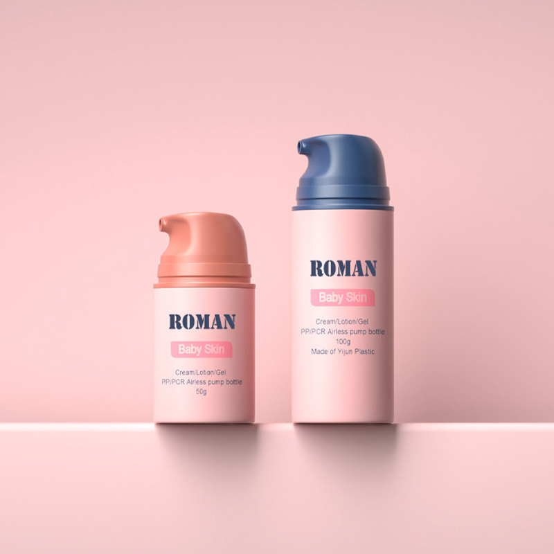 Sampla Saor in Aisce Neamhlonrach 30ml 50ml Buidéil Chaidéil Lotion Plaisteacha gan Aer do Chúram Craiceann Coimeádáin Gan Aer Séiream le haghaidh Uachtar Leanbh