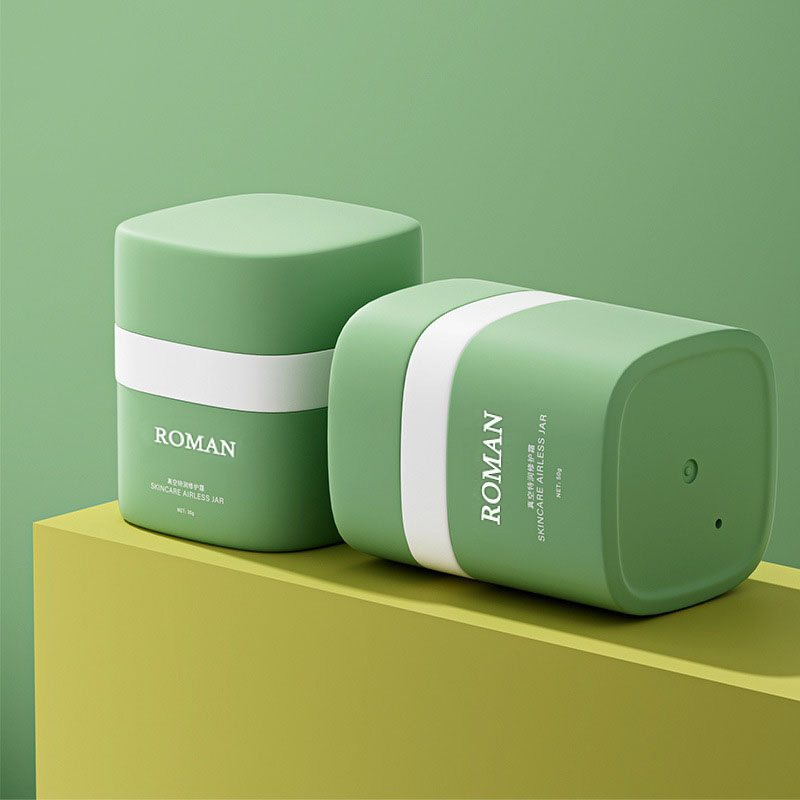 15g 30g 50g babhta Prócaí Uachtar Caidéal Aeraithe Balla Dúbailte PP le caipín Plaisteacha le haghaidh Uachtair Taise Mascara Lipstick Blush