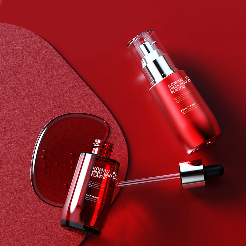 Buidéal Ola Cosmaideacha In-athlíonta 50ml Buidéal Dropper Séiream Cúraim Aghaidh Fíon Dearg PETG le Dropper le haghaidh Socraigh Buidéal Uachtar Buidéal Ola Cosmaideacha In-athlíonta 50ml Buidéal Dropper Séiream Cúraim Aghaidh Fíon Dearg PETG le Dropper le haghaidh Socraigh Buidéal Uachtar