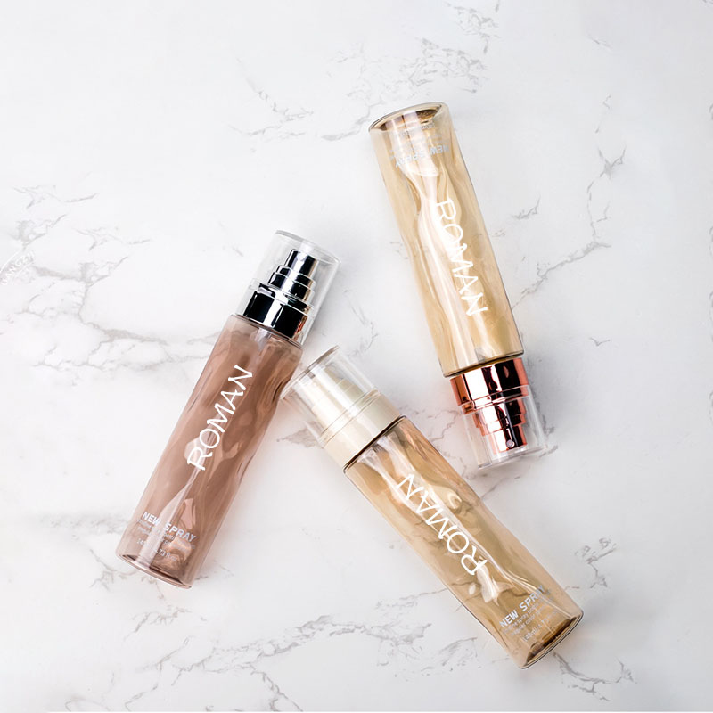 Buidéil Toner Sprae Plaisteacha Cosmaideacha Babhta Glana Folamh 100ml 120 ml Lóis Comhlacht Fondúireacht Le Buidéal Caidéil Séiream Óir Airgid