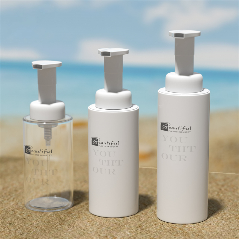 100ml 120ml 150ml 200ml 300ml Buidéal Bán PET Le Caidéal Foamer Bán le haghaidh Gallúnach Cúradh agus Táirgí Cúraim Gruaige Pacáiste Cosmaideacha