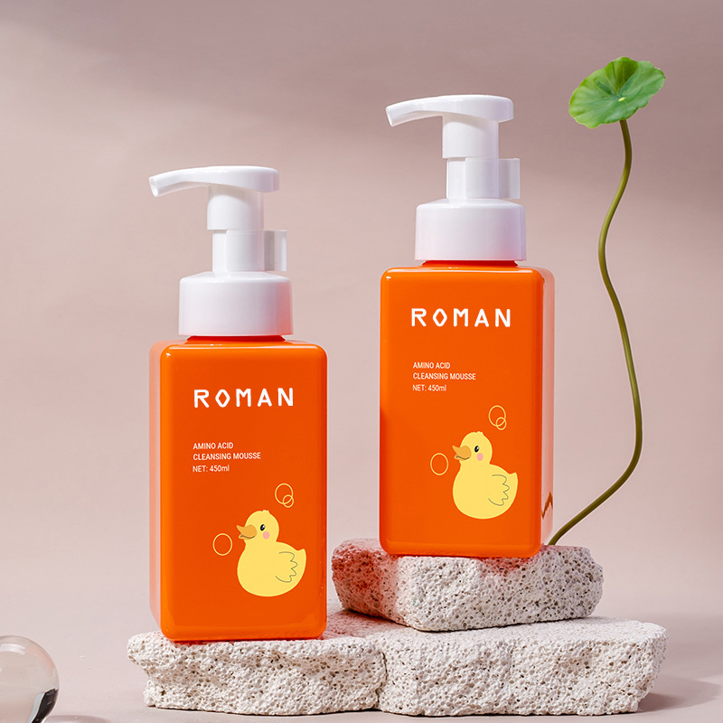 250Ml 300ml 450Ml 500ml 650Ml Cúram Skin Glanadh Buidéal Mousse Cearnóg Eyelash Buidéal Foam Foam Óstán Leithris Pacáistiú