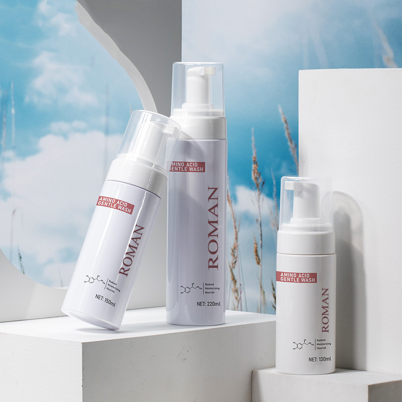 Glantachán Mín Plaisteacha Cúradh Caidéal Gallúnach Láimhe Buidéal Buidéal Dáileoir Cúr Buidéal Glanta Cúraim Craicinn Aghaidhe 100ML 120ML 150ML 200ML