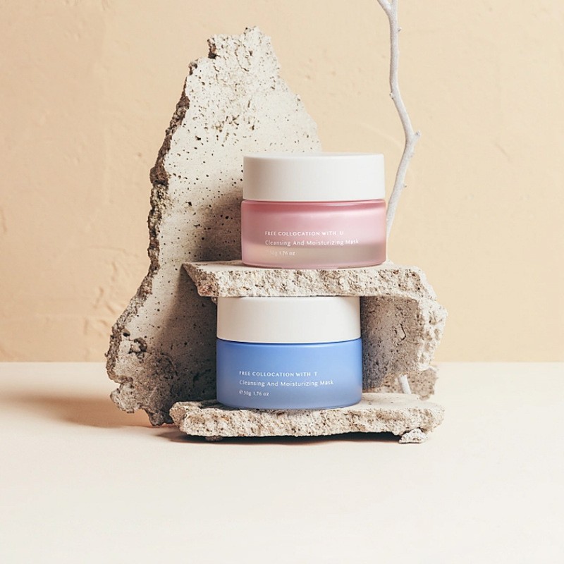 Pacáistiú Cosmaideacha Jar Uachtar Gloine Babhta Le haghaidh Uachtar Aghaidh Agus Uachtar Súl Pacáistiú Cosmaideacha Jar Uachtar Gloine Babhta Le haghaidh Uachtar Aghaidh Agus Uachtar Súl