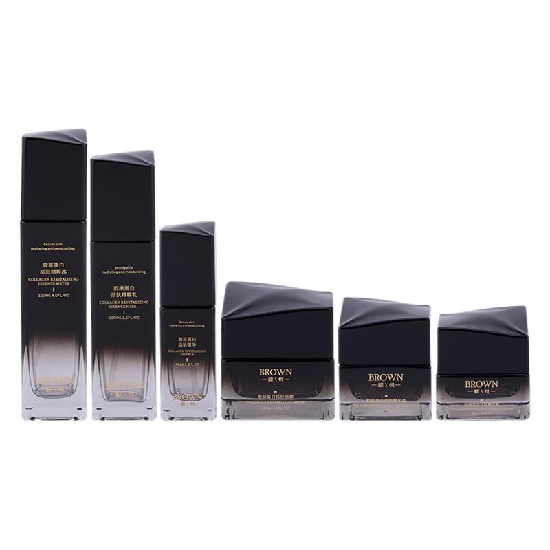 Jar Uachtar Gloine Uathúil Cearnóg Le Dearadh Lid Ardaithe Le haghaidh Pacáistiú Cosmaideacha Jar Uachtar Gloine Uathúil Cearnóg Le Dearadh Lid Ardaithe Le haghaidh Pacáistiú Cosmaideacha