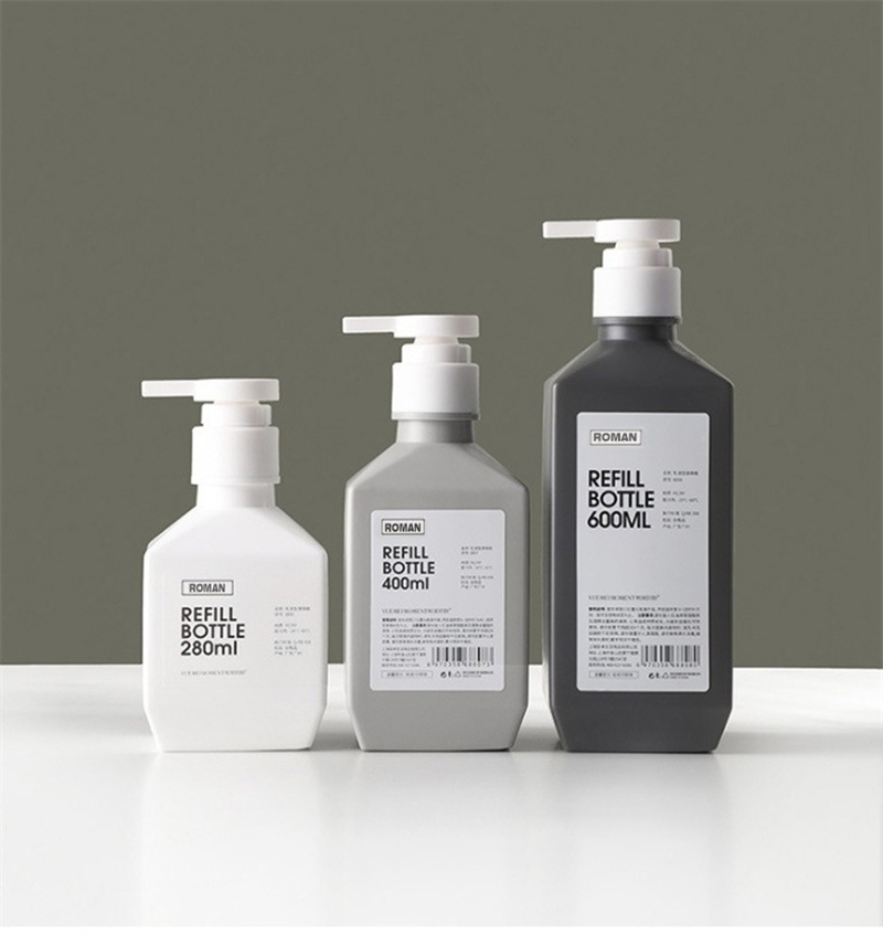 300ml 400ml 600ml PE Buidéil Lotion Plaisteacha Buidéil Shampoo Nigh Comhlacht Lotion Buidéal Bainne Comhlacht le haghaidh Pacáil Cosmaidí 300ml 400ml 600ml PE Buidéil Lotion Plaisteacha Buidéil Shampoo Nigh Comhlacht Lotion Buidéal Bainne Comhlacht le haghaidh Pacáil Cosmaidí