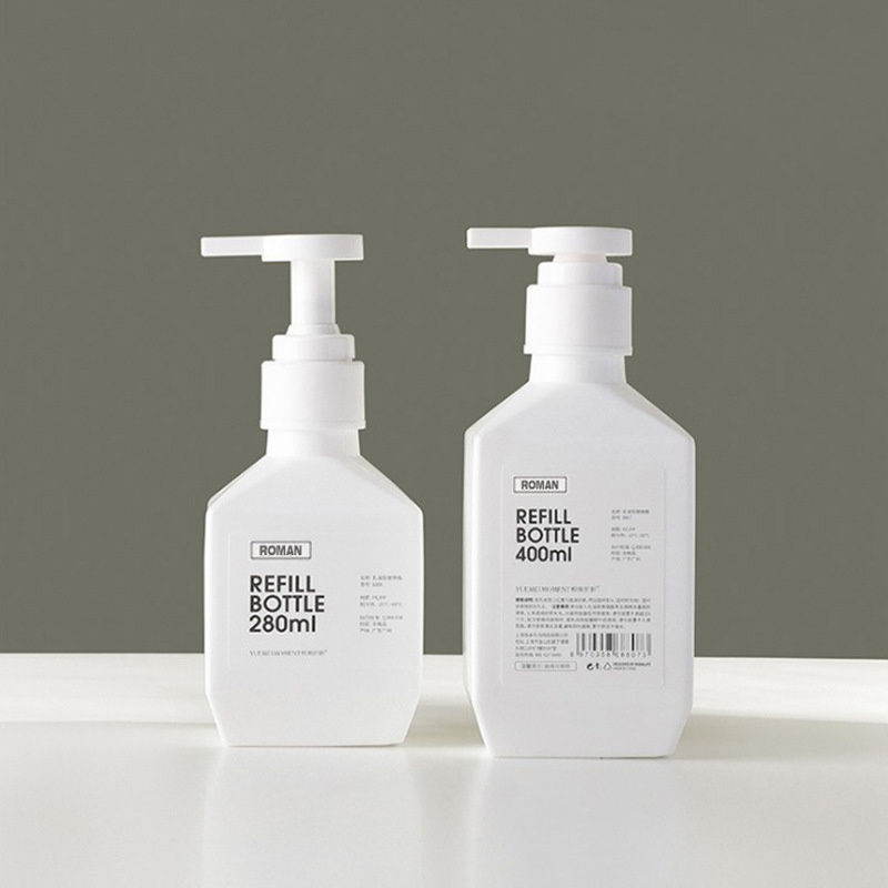 300ml 400ml 600ml PE Buidéil Lotion Plaisteacha Buidéil Shampoo Nigh Comhlacht Lotion Buidéal Bainne Comhlacht le haghaidh Pacáil Cosmaidí 300ml 400ml 600ml PE Buidéil Lotion Plaisteacha Buidéil Shampoo Nigh Comhlacht Lotion Buidéal Bainne Comhlacht le haghaidh Pacáil Cosmaidí