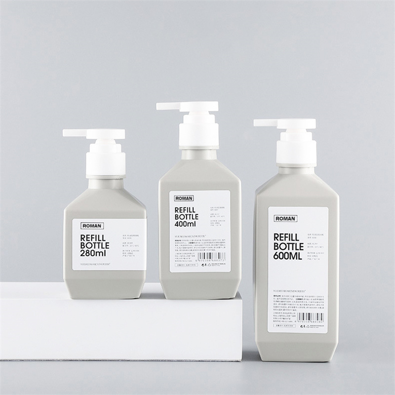 300ml 400ml 600ml PE Buidéil Lotion Plaisteacha Buidéil Shampoo Nigh Comhlacht Lotion Buidéal Bainne Comhlacht le haghaidh Pacáil Cosmaidí 300ml 400ml 600ml PE Buidéil Lotion Plaisteacha Buidéil Shampoo Nigh Comhlacht Lotion Buidéal Bainne Comhlacht le haghaidh Pacáil Cosmaidí