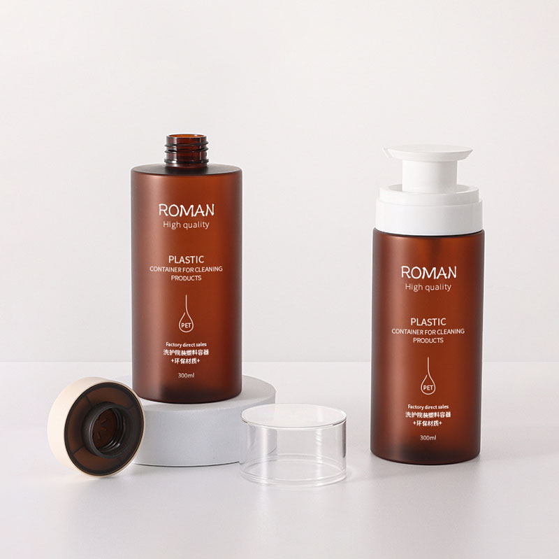 Buidéil Plaisteacha le dáileoir caidéil Cruthúnas sceite Sorcóir Ómra Mór Folamh In-athlíonta le haghaidh Olaí Lotion oiriúntóir gruaige Seampú