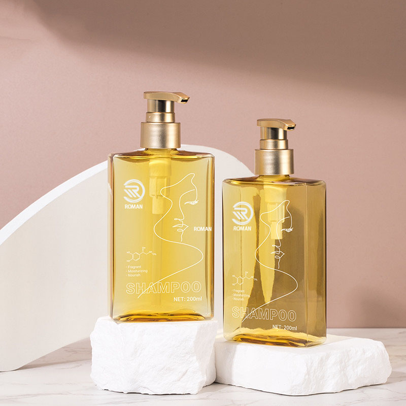 150ml 200ml Cith Cearnóg Maol Glóthach Nigh Aghaidhe Coirp oiriúntóir Lotion Caidéal Óir Buidéal Buidéal Cúraim Craiceann Dídháileoir Ola