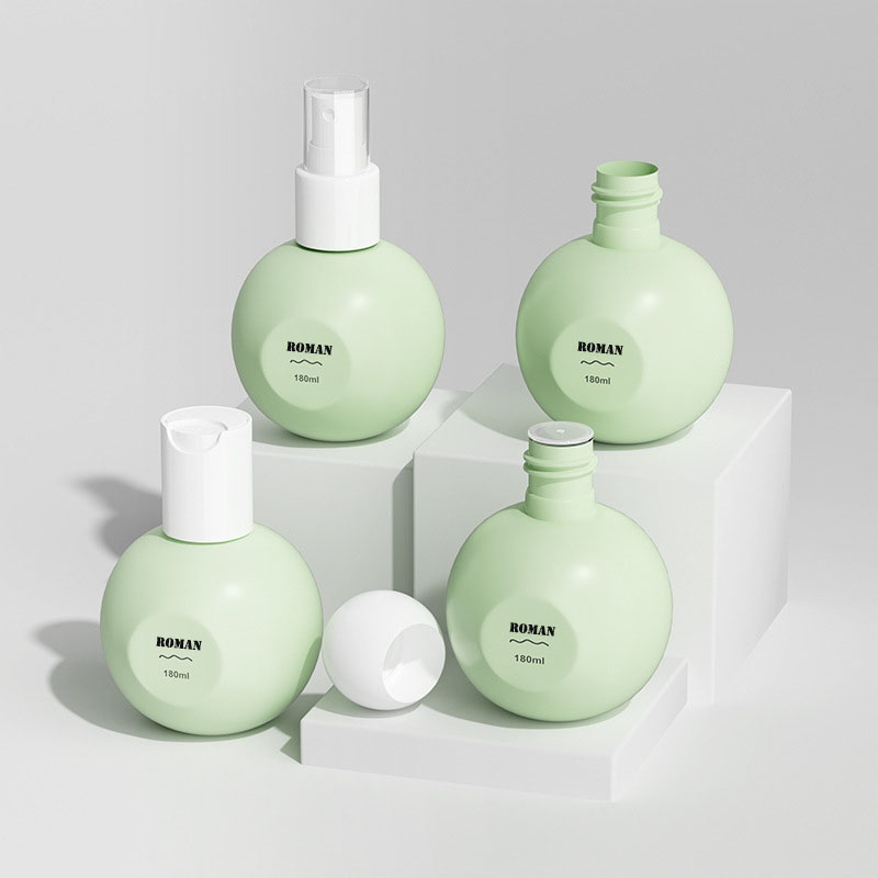 Buidéil Folamh Sféarúla PE 180ml Dearadh Nua Buidéal Caidéil Lotion Plaisteacha In-athlíonta le haghaidh Pacáistiú Cosmaideacha Cumhráin Shampoo Uachtar Buidéil Folamh Sféarúla PE 180ml Dearadh Nua Buidéal Caidéil Lotion Plaisteacha In-athlíonta le haghaidh Pacáistiú Cosmaideacha Cumhráin Shampoo Uachtar