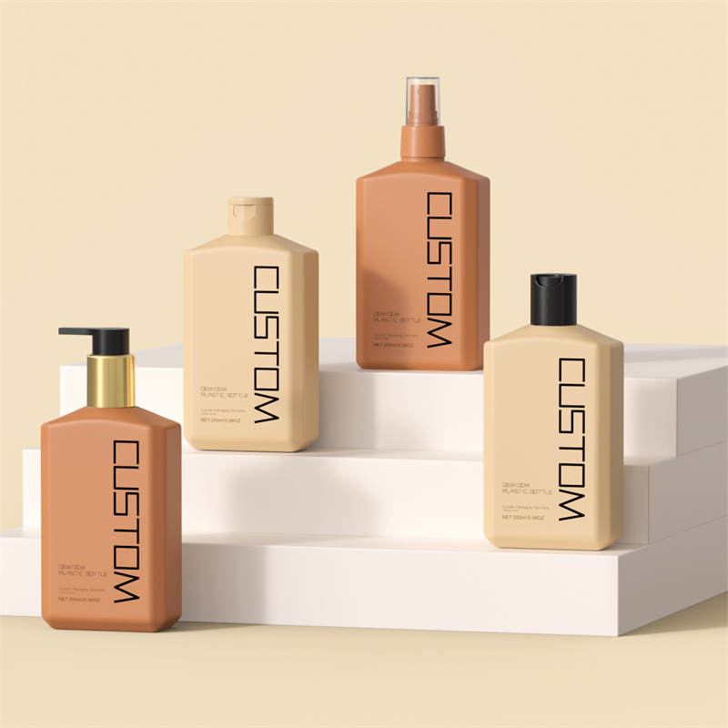 250ml 10oz Reoite Maol Maol Gualainn Fiarghualainn Láimhe Caidéal Lotion Coirp Buidéil Cúram Craiceann Babaí Seampú Cith Buidéal Glóthach