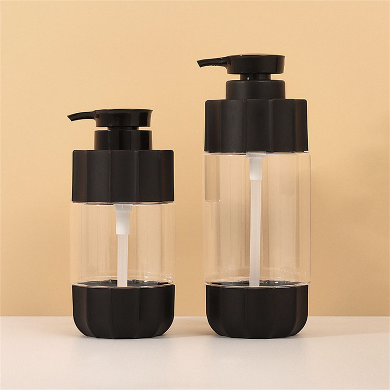 Neamhlonrach Dubh 550 ml 600 ml 700 ml 750ml Stráice Plaisteach Peataí Balla Tiubh Buidéal Caidéil Lotion Plaisteacha Le haghaidh Glóthach Cith Seampú Gréine Glantóir Neamhlonrach Dubh 550 ml 600 ml 700 ml 750ml Stráice Plaisteach Peataí Balla Tiubh Buidéal Caidéil Lotion Plaisteacha Le haghaidh Glóthach Cith Seampú Gréine Glantóir