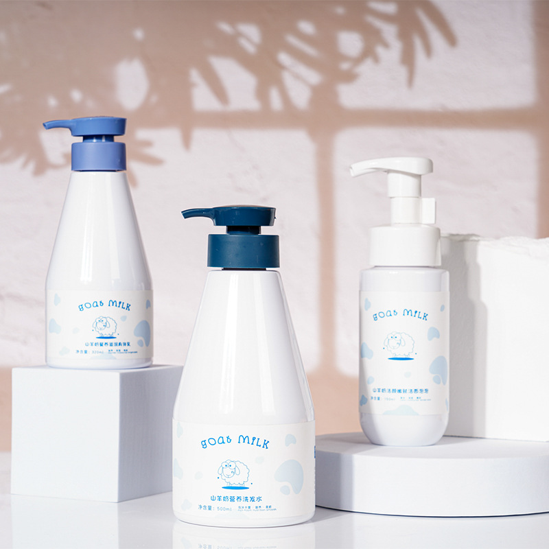 Lipéad Príobháideach 300ml 500ml Buidéal Plaisteacha Pure White PET Buidéal Plaisteach Uachtar Bánaithe Lóis Bainne Moisturizing le Caidéal Lotion Lipéad Príobháideach 300ml 500ml Buidéal Plaisteacha Pure White PET Buidéal Plaisteach Uachtar Bánaithe Lóis Bainne Moisturizing le Caidéal Lotion