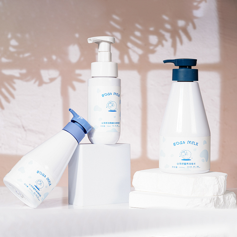 Lipéad Príobháideach 300ml 500ml Buidéal Plaisteacha Pure White PET Buidéal Plaisteach Uachtar Bánaithe Lóis Bainne Moisturizing le Caidéal Lotion Lipéad Príobháideach 300ml 500ml Buidéal Plaisteacha Pure White PET Buidéal Plaisteach Uachtar Bánaithe Lóis Bainne Moisturizing le Caidéal Lotion