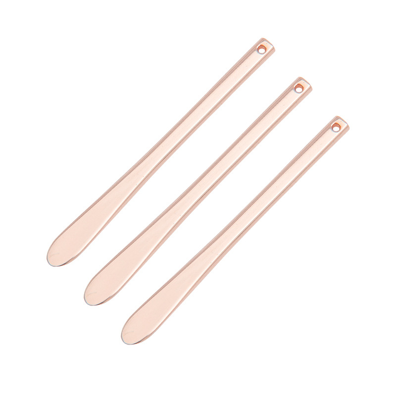 Uachtar Facial Scoop Mini Makeup Meascadh Spatula Miotal Cosmaideacha Spúnóg Spatula