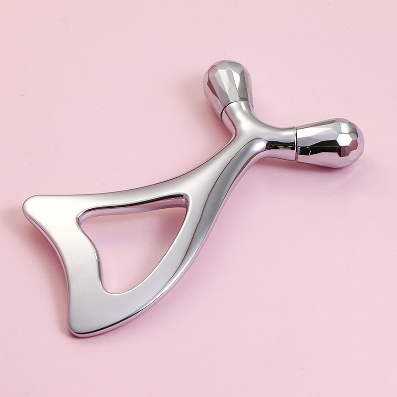 Sorcóir Suathaireacht Súl Cóimhiotail Sinc & Uirlis Gua Sha Facial Sorcóir Suathaireacht Súl Cóimhiotail Sinc & Uirlis Gua Sha Facial