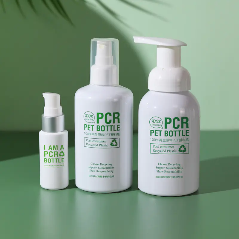 Cad é an difríocht idir Buidéal Cosmaideacha PCR agus Buidéal Cosmaideacha rPET?